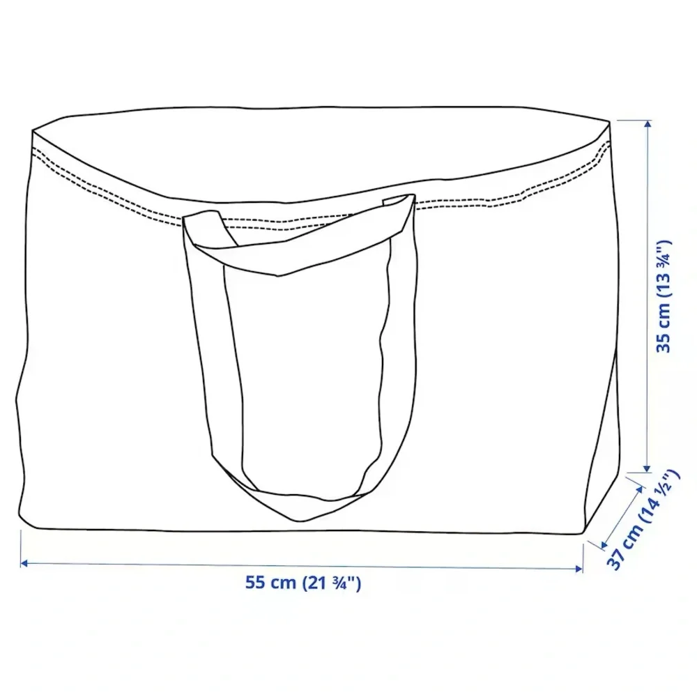 Set of 9 - IKEA Large Grocery Shopping Tote Storage Bags